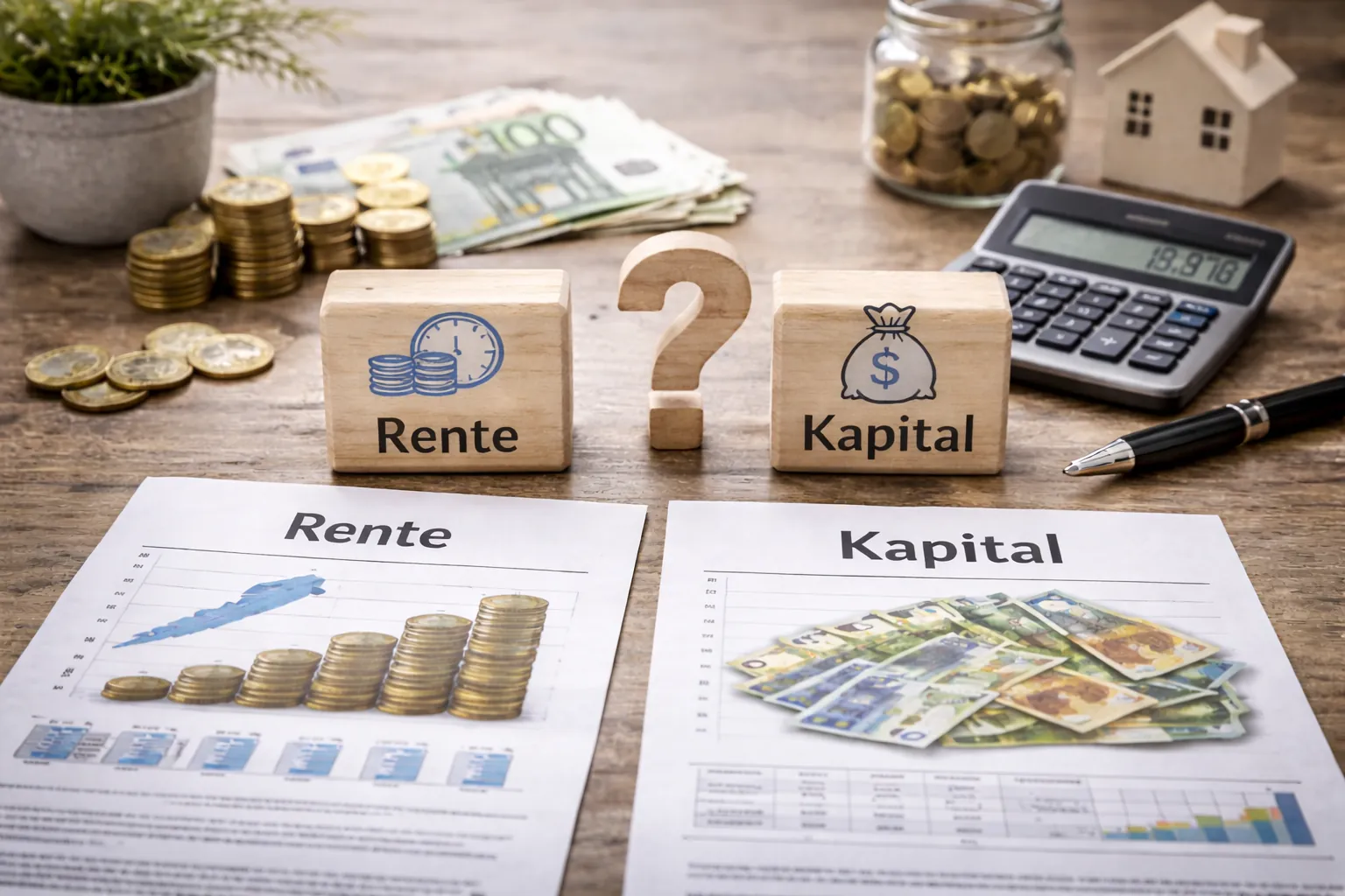 Fluglotse bAV als Rente oder Kapitalauszahlung