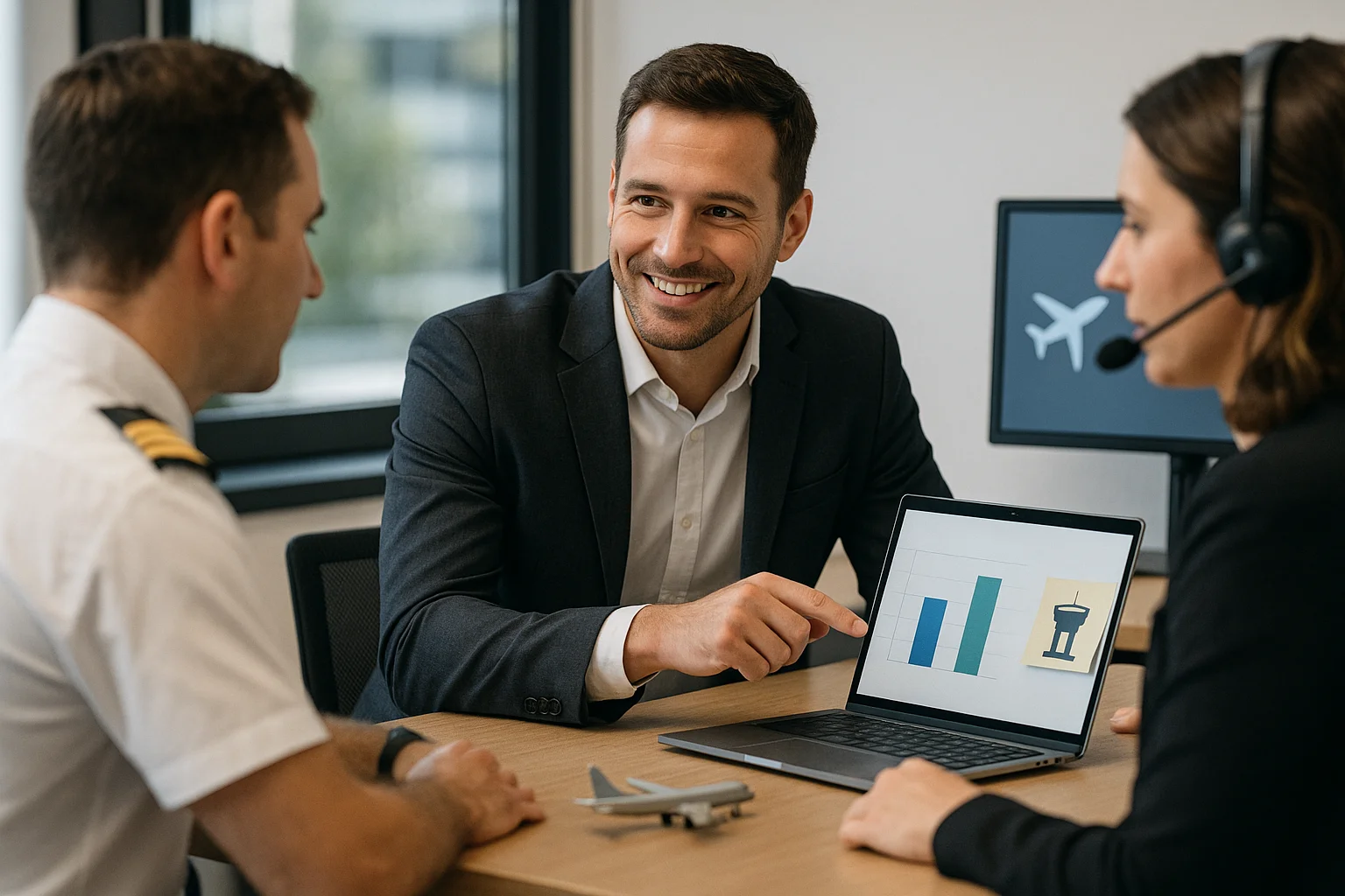 Flugzeugführer Anspruch Pruefung Tarifmix Cockpit Tower Fluglotse