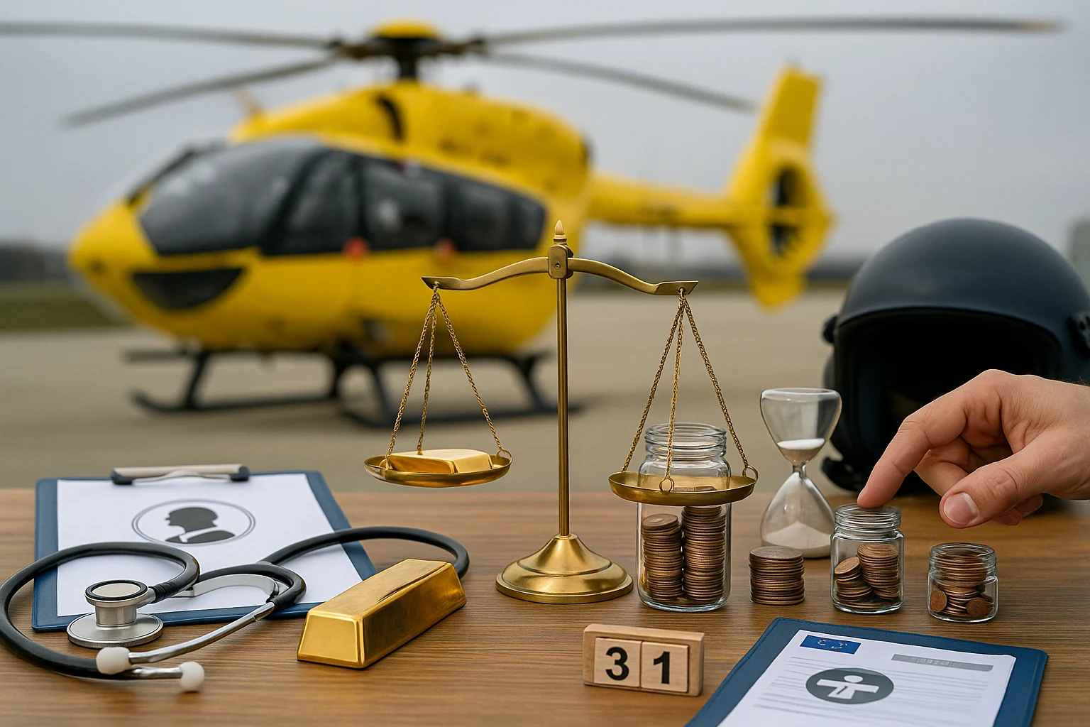 Grundfähigkeitsversicherung und Summenversicherung sind als Loss-of-License Versicherung für Hubschrauberpiloten nicht geeignet