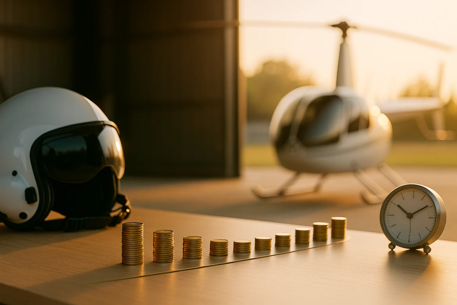 Hubschrauberpilot - Helikopterpilot Loss-of-License Versicherung Monatsrente statt Einamlzahlung oder Grundfähigkeitsversicherung